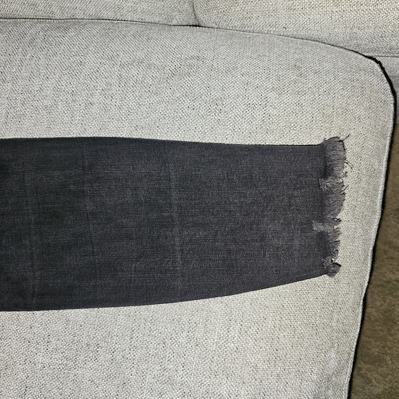 Gray Denim Jeans with Button Fly - Picture 7 of 8